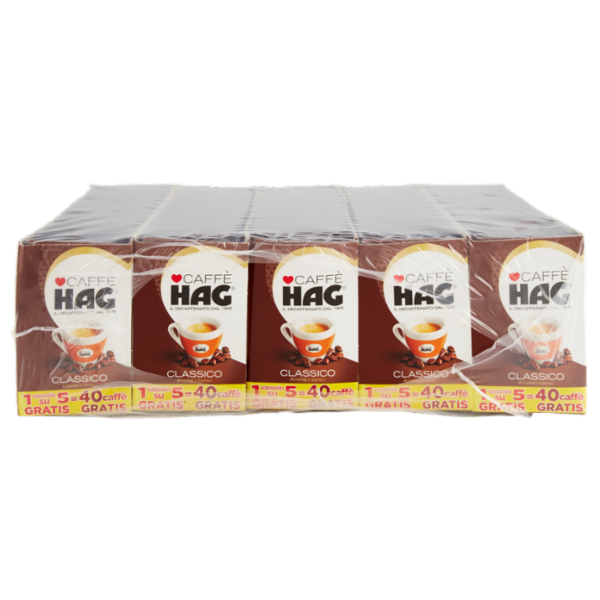 Caffè HAG Classico 5 Vassoi 40 x 6,5 g