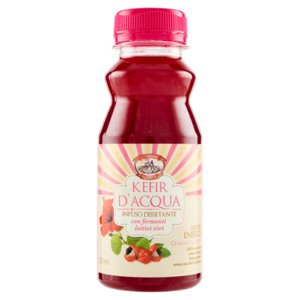 Podere Cittadella Kefir d'Acqua Infuso Energy Guaranà e Ibiscus 250 ml