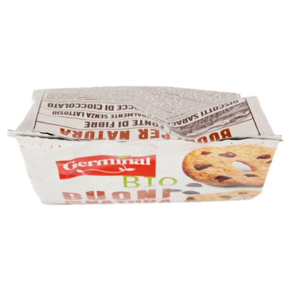 Germinal Bio Buoni per Natura Biscotti Saraceno e Gocce di Cioccolato 250 g