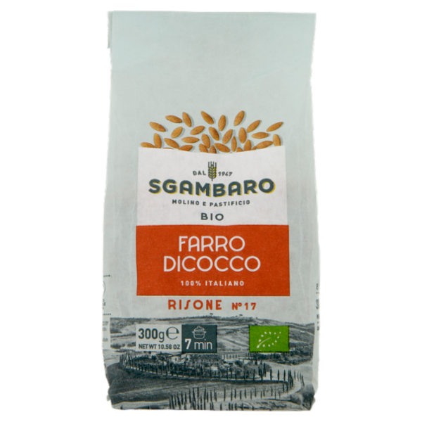 Sgambaro Bio Farro Dicocco Risone N°17 300 g