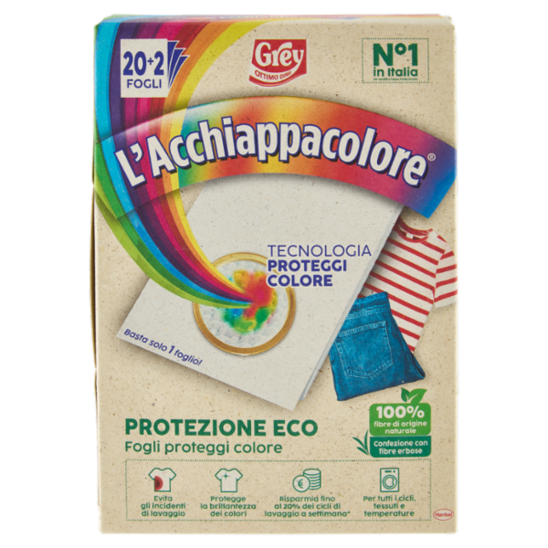 GREY l'Acchiappacolore Protezione Eco 20+2 Fogli