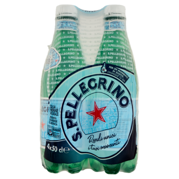 S.PELLEGRINO, Acqua Minerale Frizzante, Pet - 4x500ml