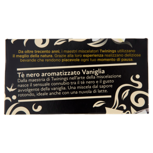 Twinings Vaniglia Tè Nero aromatizzato 20 filtri The 40 g