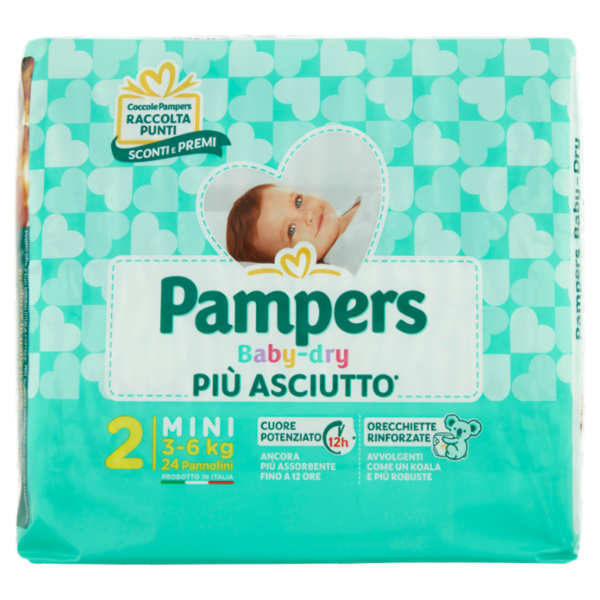 Pampers Baby-dry 2 Mini 24 pz