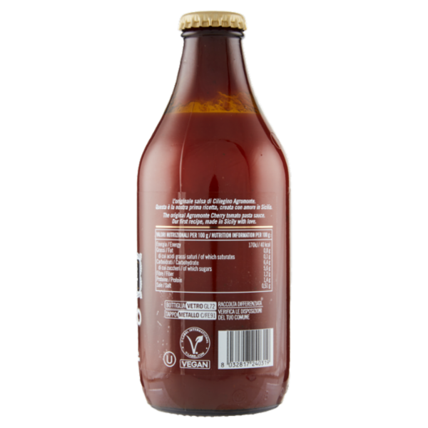 Agromonte Salsa Pronta di Ciliegino l'originale 330 g