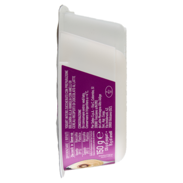 Selex Duo Yogurt Intero alla Vaniglia con Anelli al Cioccolato 150 g