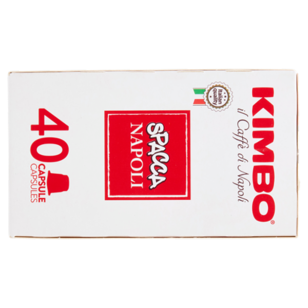 Kimbo Spaccanapoli Capsule Compatibili con Macchine Nespresso* Original 40 x 5,5 g
