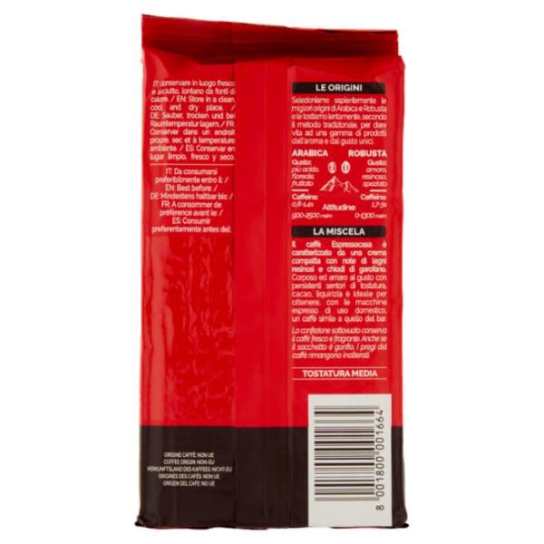 Caffè Vergnano 1882 Espressocasa Miscela Selezionata Macinatura Espresso 250 g