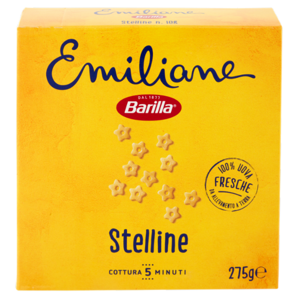 Barilla Emiliane Stelline Pasta all'Uovo 275g