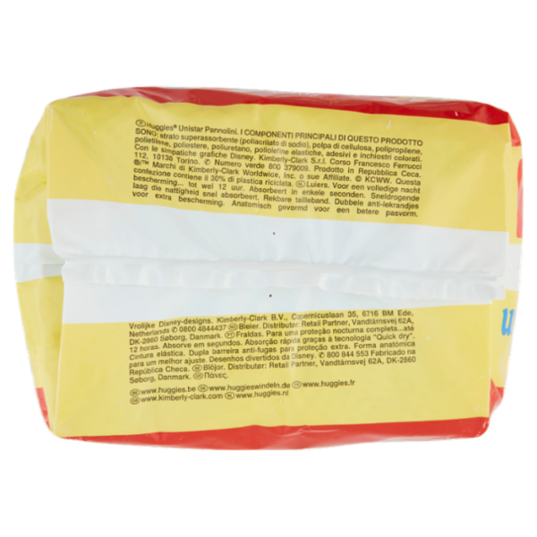 Huggies unistar Pannolini 3 4-9 Kg 18 pz
