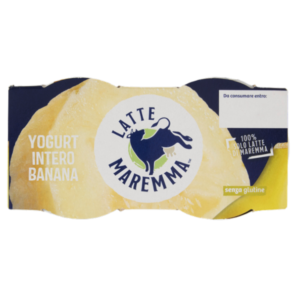 Latte Maremma Yogurt Intero Banana 2 x 125 g