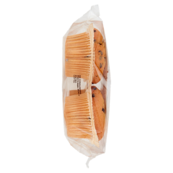 Selex Muffin con Gocce di Cioccolato 4x75 g
