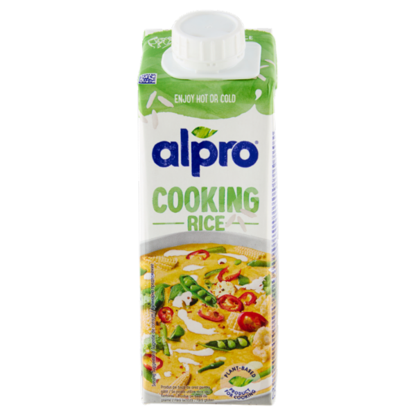 ALPRO Cooking Panna da Cucina 100% Vegetale al Riso, Senza Lattosio, 250ml