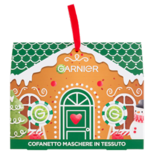 Garnier Cofanetto Natale Casa Pan Di Zenzero 5 Maschere In Tessuto