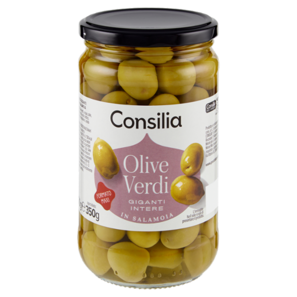 Consilia Olive Verdi Giganti in Salamoia 570 g