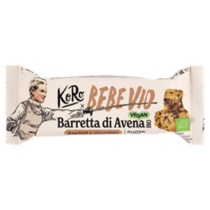 KoRo x Bebe Vio Vegan Barretta Di Avena Bio Arachidi e Cioccolato 60 g