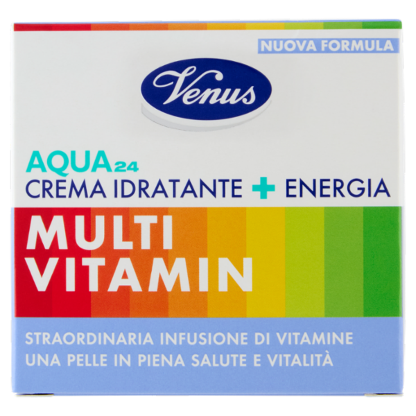 Venus Aqua 24 Crema Idratante + Energia Multi Vitamin 50 mL