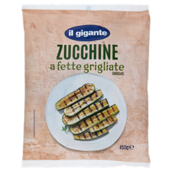 IL GIGANTE Zucchine a Fette Grigliate Surgelate 450 g