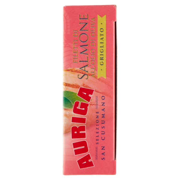 Auriga Selezione San Cusumano Filetti di Salmone all'Olio di Oliva Grigliato 110 g