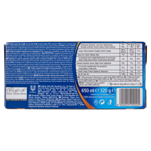 Viennetta Vaniglia 320 g