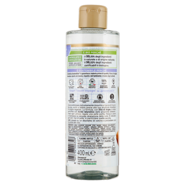 I Provenzali Bio Acqua Micellare Biologica Argan 400 mL