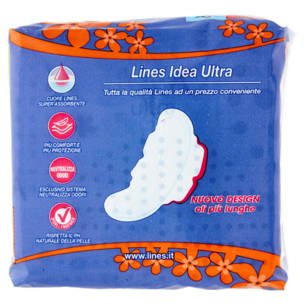 Lines Idea ultra notte con ali 10 pz