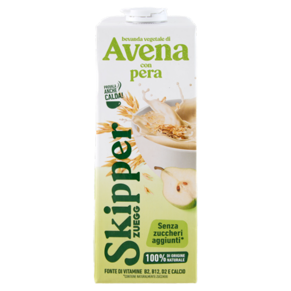 Zuegg Skipper bevanda vegetale di Avena con pera 1000 ml