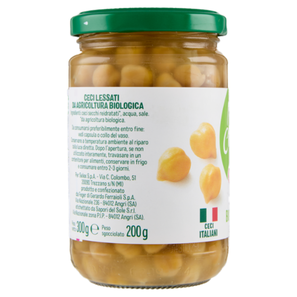 Selex Natura Chiama Ceci Lessati Italiani Biologici 300 g