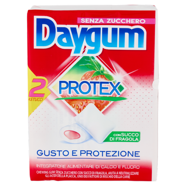 Daygum Protex con Succo di Fragola 2 x 30 g