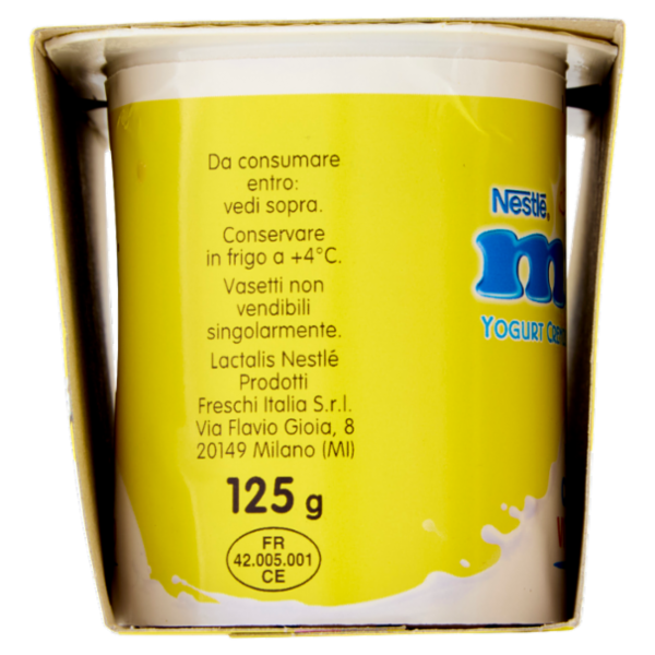 NESTLÉ MIO Yogurt Cremoso Senza Pezzi Gusto Biscotto 2x125g
