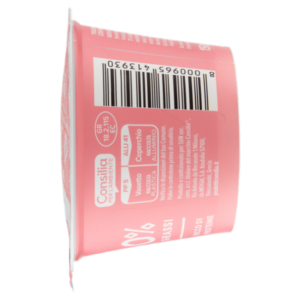 Consilia Yogurt Greco Magro Fragola 150 g