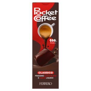 Pocket Coffee - Specialità Ripiene Di Caffè 100% Arabica In Un Guscio Di Cioccolato 5 Pz 64 g