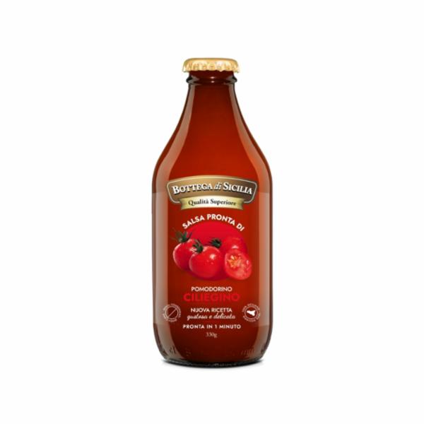 Bottega Di Sicilia Salsa Pronta Di Pomodorino Ciliegino Rosso Gr.330