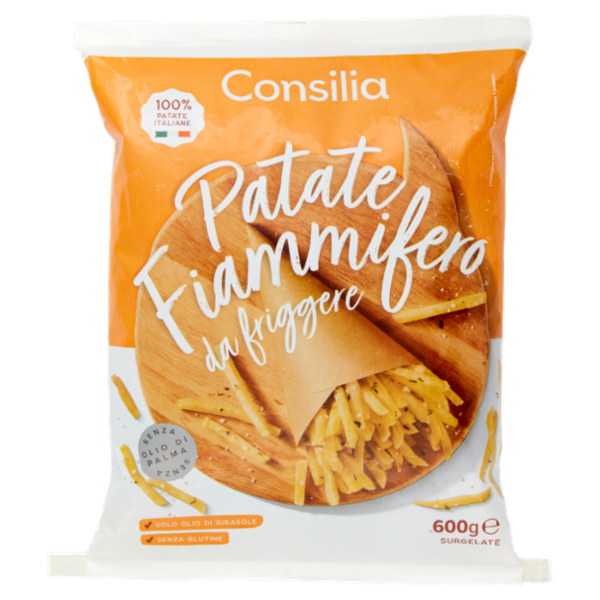 Consilia Patate Fiammifero da Friggere Surgelate 600 g