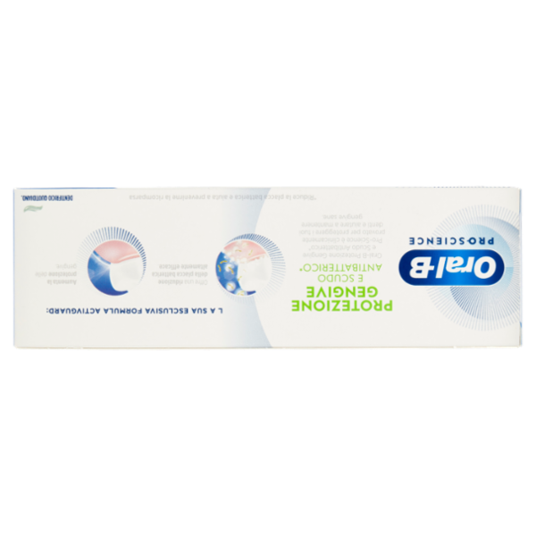Oral-B Pro-Science Dentifricio Protezione Gengive e Scudo Antibatterico* Pulizia Profonda 75 ml