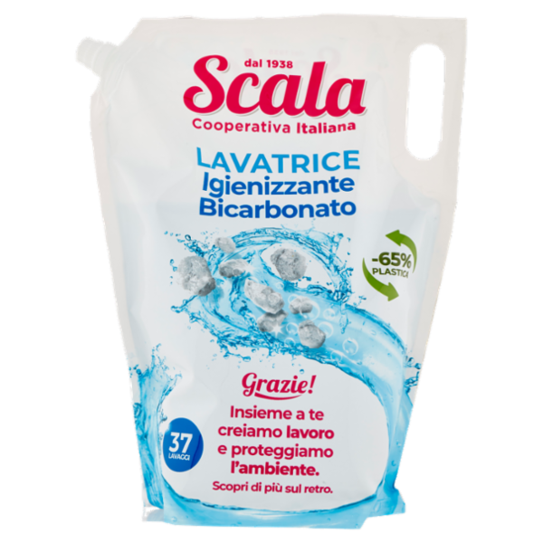 Scala Lavatrice Igienizzante Bicarbonato ecoricarica 1500 ml