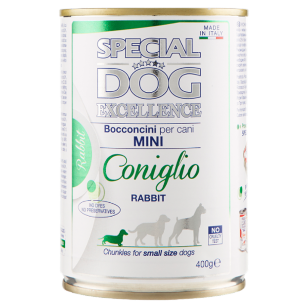 Special Dog Excellence Bocconcini per cani Mini Coniglio 400 g
