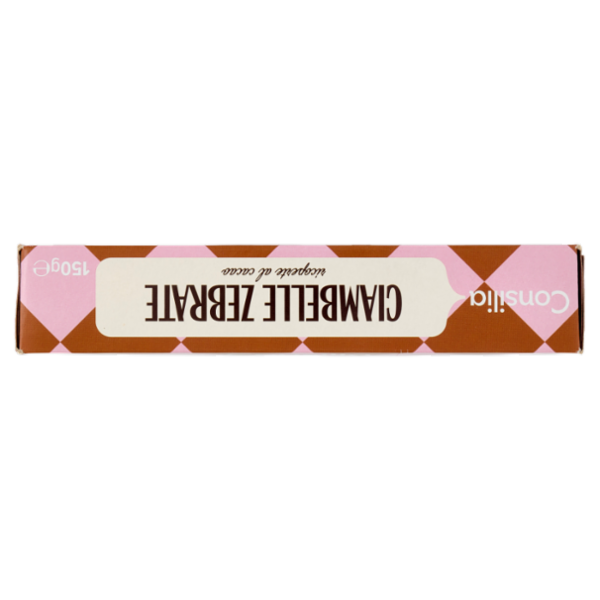 Consilia Ciambelle Zebrate Ricoperte al Cacao 150 g