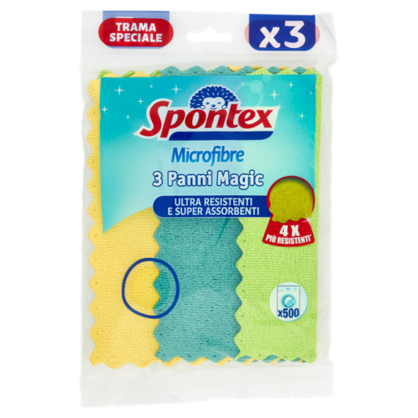 Spontex Microfibre Panni Magic x3