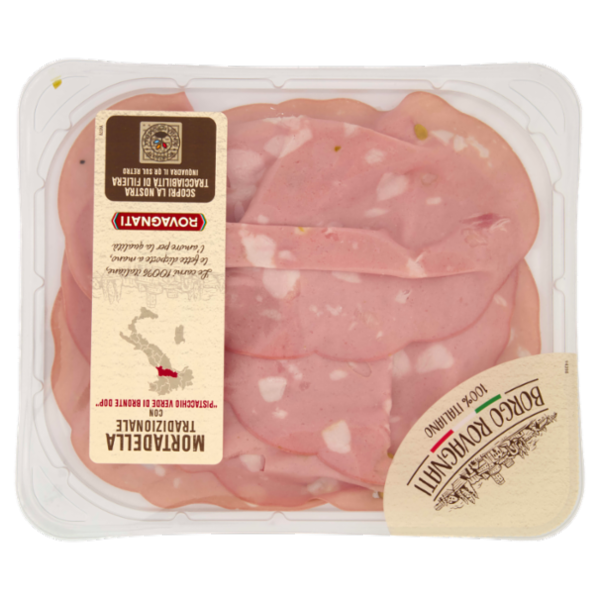 Borgo Rovagnati Mortadella Tradizionale con 