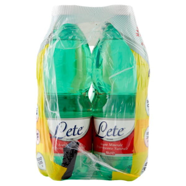 Lete Acqua Minerale Effervescente Naturale 6 x 50 cl
