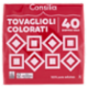 Consilia Tovaglioli 2 Veli 38x38 cm Rosso 40 pezzi