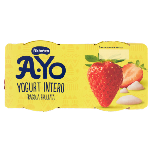 Arborea A-Yo Yogurt Intero Fragola Frullata 2 x 125 g