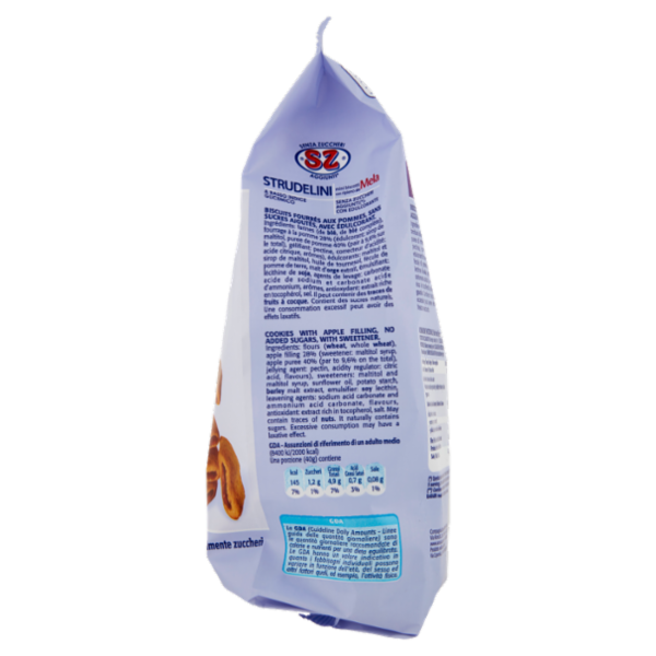 SZ Strudelini mini biscotti con ripieno alla Mela 5 x 40 g