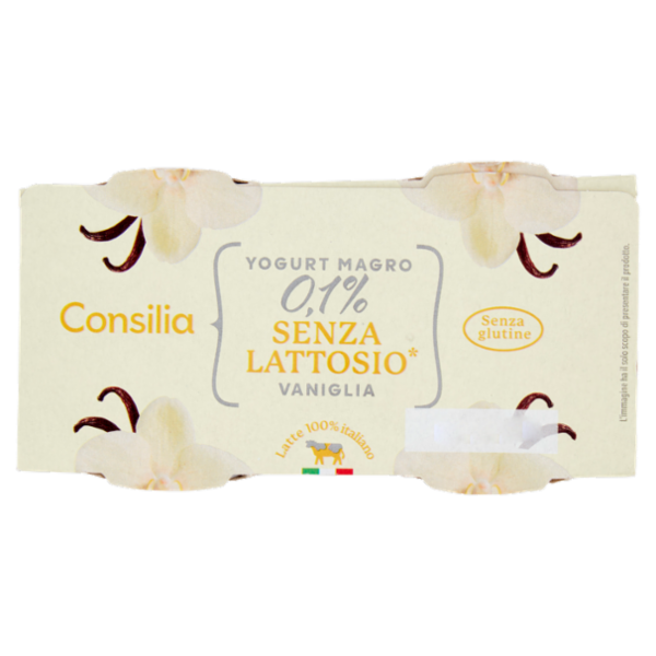 Consilia Yogurt Magro Senza Lattosio Vaniglia 2x125 g