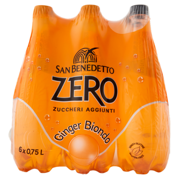 Ginger Biondo San Benedetto Zero 0,75 L PET x6