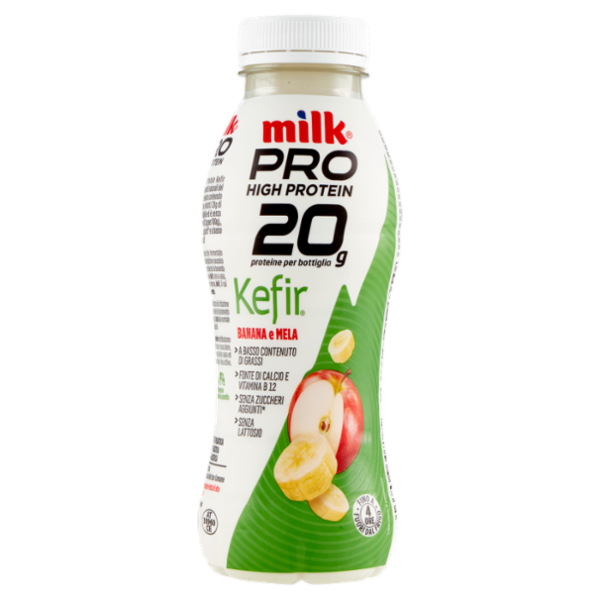 Milk Pro High Protein 20g Kefir Banana e Mela 310 g