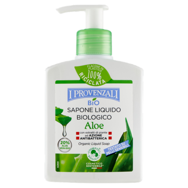 I Provenzali Bio Sapone Liquido Biologico Aloe 250 ml