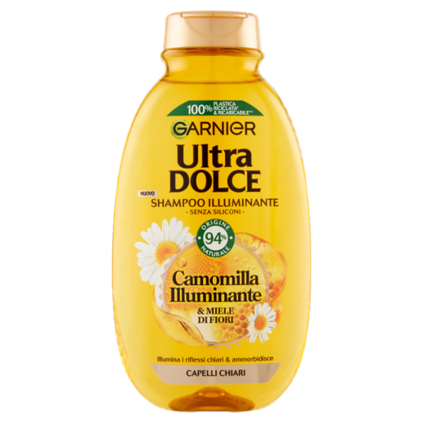 Garnier Shampoo Ultra Dolce Camomilla & Miele di Fiori Shampoo Illuminante 250 ml