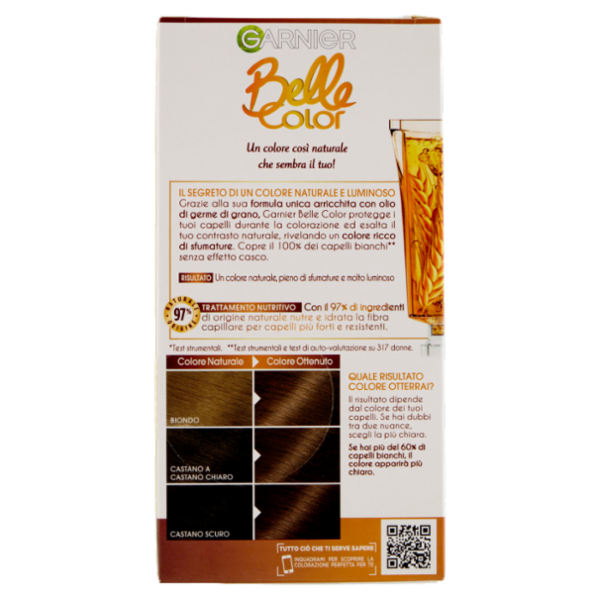 Garnier Belle Color Colorazione Permanente 20 Castano Chiaro Naturale 5.0